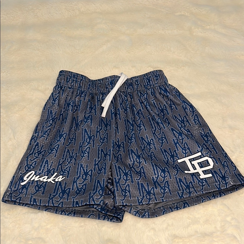 Inaka Power Blue and Gray Shorts
